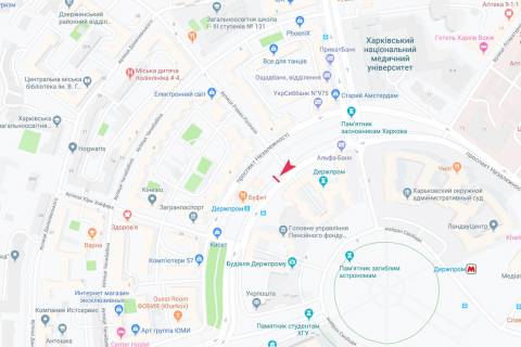 Бэклайт B в Харькове, 3,1х2,2  просп. Незалежності (просп. Правди), 5-б - Леся Курбаса (Ромен Роллана) вул., з центру, VIP схема