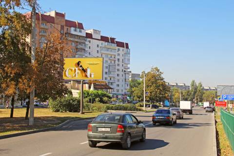Билборд B в Харькове, 3х6  Нескорених (Героїв Праці) вул., 48, в центр (Гершир) фото 1