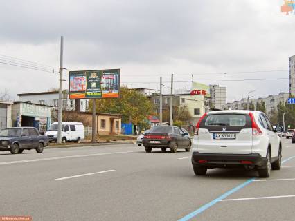 Билборд B в Запорожье Юбилейный пр-т (напротив дома № 32-Б), из центра (ост. Льва Ландау) фото 1