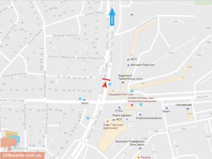 Призма A в Запорожье Льва Ландау пр-т, 12 , в центр - 54724 схема