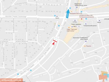 Призматрон, Призма A у Запоріжжі Льва Ландау пр-т, 91, в центр - 54735 схема