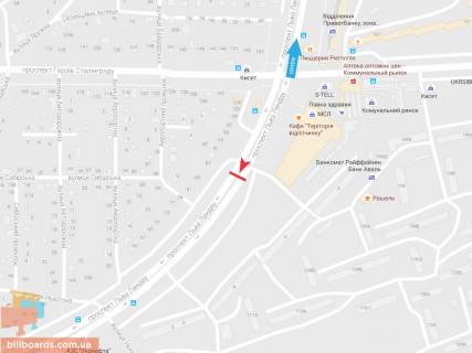 Призматрон, Призма B у Запоріжжі Льва Ландау пр-т, 91, из центра - 54739 схема