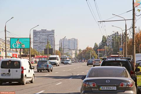 Билборд B в Запорожье Юбилейный пр-т, 55-А, из центра (ТРК Украина) фото 1