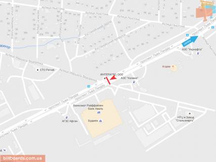 Призматрон, Призма B у Запоріжжі Льва Ландау пр-т, 31, из центра - 54752 схема