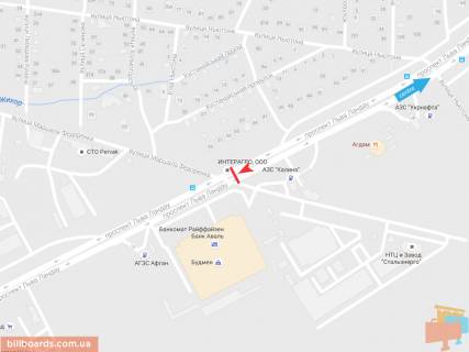 Призматрон, Призма B у Запоріжжі Льва Ландау пр-т, 31, из центра - 54753 схема