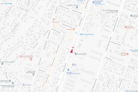 Билборд B в Днепр (Днепропетровск), 3x6  Робоча вул., 20, розділювальна смуга схема