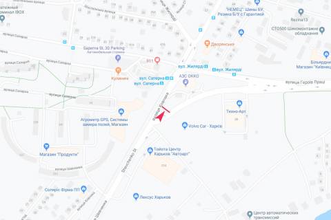 Призматрон, Призма B у Запоріжжі Шевченко ул.-Героев Труда ул, из центра - 190996 схема