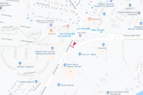 Беклайт A у Харкові, 3х6  Шевченка вул. - Нескорених (Героїв Праці) вул, в центр схема