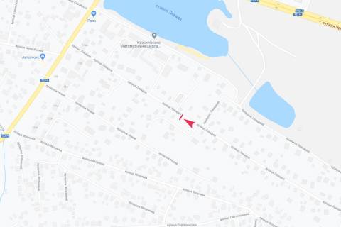 Билборд B в Красилове, 3х6  вул Перемоги схема