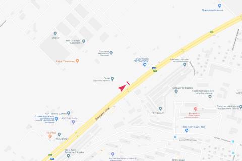 Билборд B в Днепр (Днепропетровск), 3x6  Донецьке шосе(напроти будинку 162) (2) схема