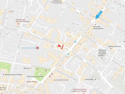 Ситилайт A в Харькове, 1,25х1,87  Гіршмана вул.,18 схема