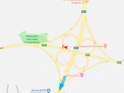 Билборд A в Харькове, 3х6  Академіка Курчатова пр-т - Лозовеньківський пр-т (7) схема