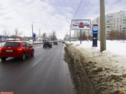 Билборд A в Запорожье Леся Сердюка ул. (напротив дома № 13), из центра (Континент) фото 1