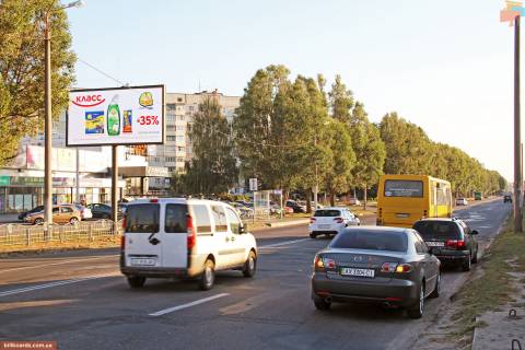 Билборд B в Запорожье Леся Сердюка ул., 58 - Ужвий Натальи ул., в центр фото 1