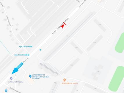 Билборд A в Харькове, 3х6  Академіка Павлова вул., 132 (2), з центру схема