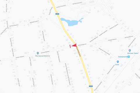 Билборд A в Воронеже, 3х6  Дорога Т19-07 Шостка-Кролевець 8км+700 вправо схема