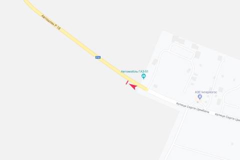 Билборд B в Ставищи (Киевской обл), 3х6  виїзд із міста у бік Володарки, Тетіїва схема