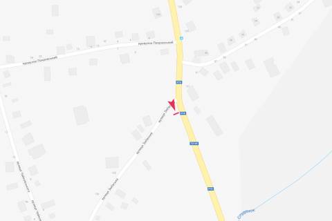 Билборд A в Безлюдовке, 3х6  виїзд із міста у бік Васищеве (на перетині з вул.Зміївської) схема