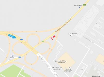 Билборд B в Харькове, 3х6  Клочківська вул., 370 - Лозовеньківський пр-т (6) схема