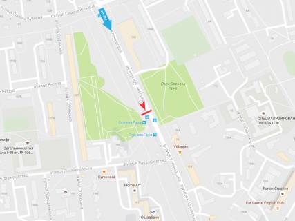 Призма A в Днепр (Днепропетровск), 3х6  Клочківська вул., 197, в центр - 373708 схема