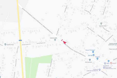 Билборд A в Тыврове, 3х6  вул Слобожанська схема