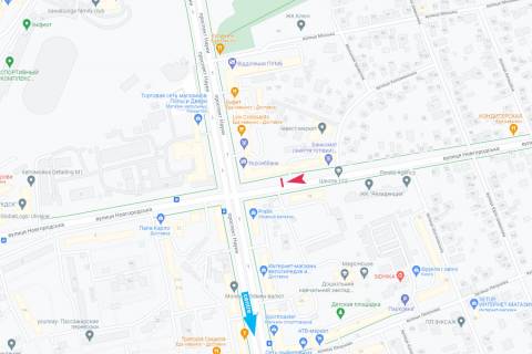 Скроллер A в Харькове, 3,1х2,2  Європейська (Новгородська) вул. - Науки просп. (Леніна просп.)., 36 - 528605 схема