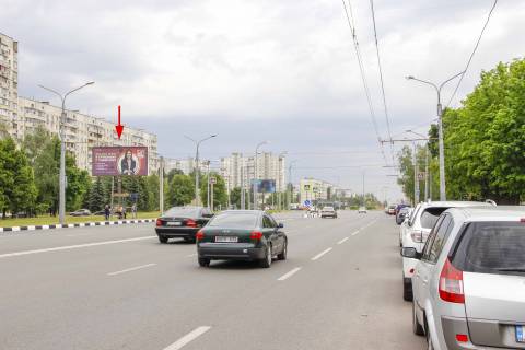 Билборд B в Харькове, 3х6  Людвіга Свободи пр-т, 40-А, в центр фото 1