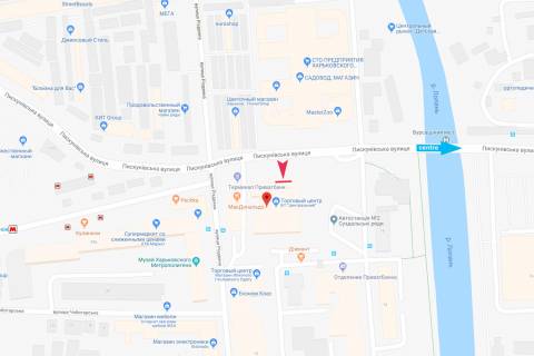 Билборд A в Харькове схема