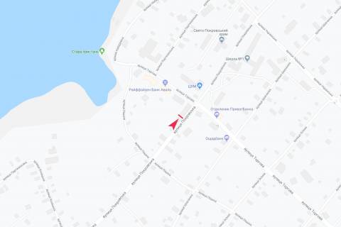 Билборд B в Горностаевке вул Покровська схема