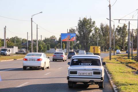 Билборд B в Днепр (Днепропетровск), 3х6  Шевченка вул., 254-а - Червоний в'їзд, в центр фото 1