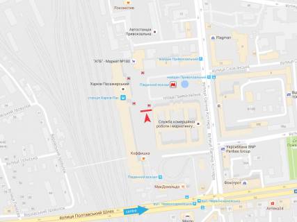 Сiтiлайт B у Харкові, 1,2х1,8  Котляра (Червоноармійська, Конарєва) вул.,7 схема