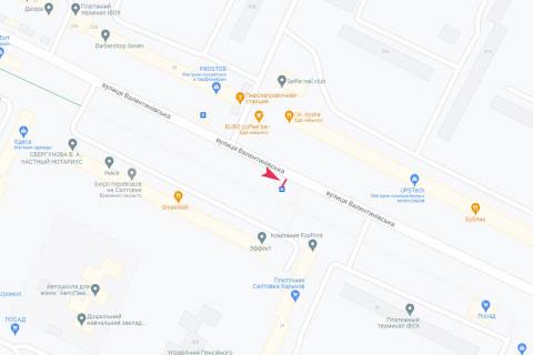 Сiтiлайт A у Харкові, 1,24х1,84  Валентинівська вул., 22 схема