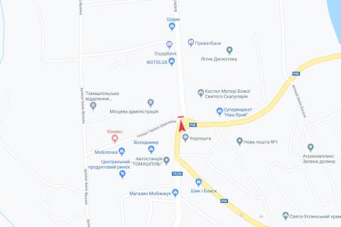Billboard  in Tomashpol st. Gavriluka scheme