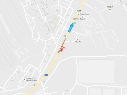 Билборд A в Харькове, 3х6  Мереф'янське шосе (1), до міста схема