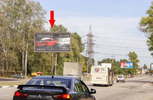 Билборд A в Песочине, 3х6  Полтавський шлях вул. - Окружна дорога, в центр фото 1