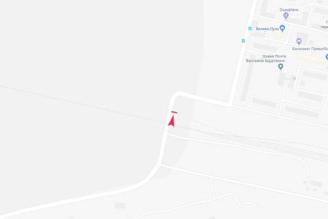 Билборд A в Мелиоративном, 3х6  ЖД переезд схема