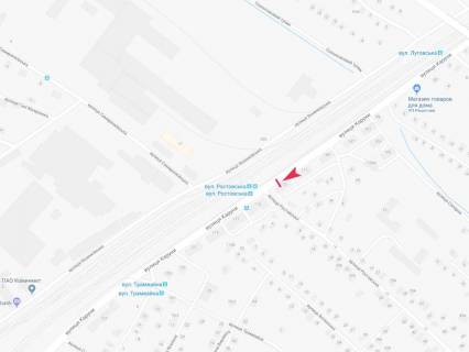 Билборд B в Днепр (Днепропетровск), 3x6  Каруни вул., 113 схема