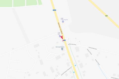 Билборд A в Запорожье с. Безлюдовка-1 вьезд в город 11 км схема