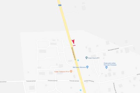 Билборд B в Лозовой Белгородская ул.Полевая схема