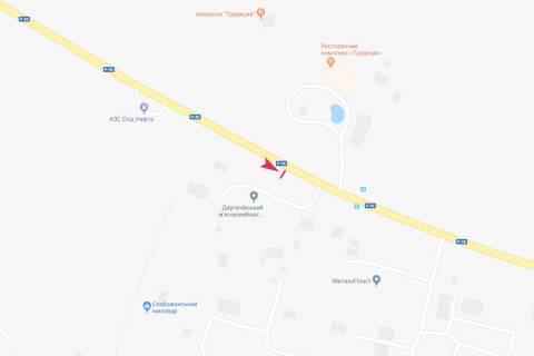 Билборд A в Запорожье Ресторанный комплекс "Традиция", 200м напротив схема