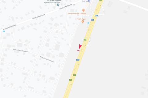 Билборд A в Запорожье Въезд с Одессы схема