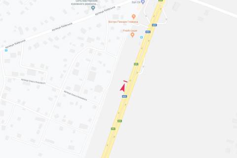 Билборд B в Запорожье Въезд с Одессы схема