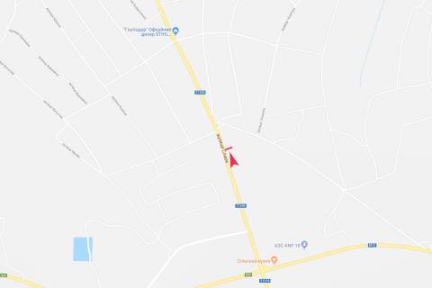 Білборд, Бігборд (Борд)  A у Запоріжжі 400м від в'їздуна Кропивницкий схема