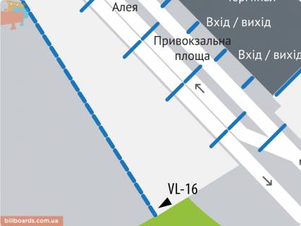 Нестандарт A в Львове Аеропорт «Львів» (навпроти терміналу) схема