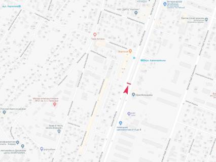 Билборд B в Днепр (Днепропетровск), 3x6  Робоча вул., 20, розділювальна смуга схема