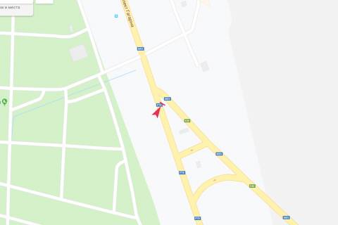 Билборд A в Запорожье Гагарина пр-т - Окружная дорога, в центр схема