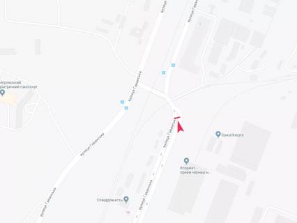 Билборд A в Днепр (Днепропетровск), 3x6  Гаванська вул., 8, розділювальна смуга схема