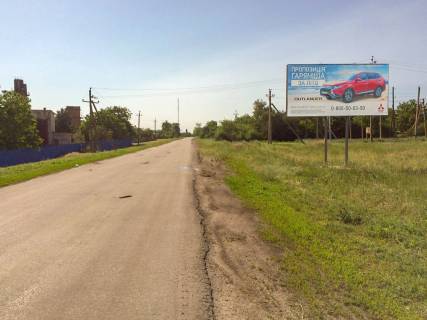 Билборд A в Камыш-Заре, 3х6  вьезд-выезд в сторону Бильмака фото 1