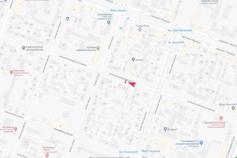 Бэклайт B в Днепр (Днепропетровск), 2.3x3.14  Володимира Антоновича (Свердлова) ст., 43 схема