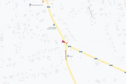 Билборд  в Тростянце вьезд в город схема